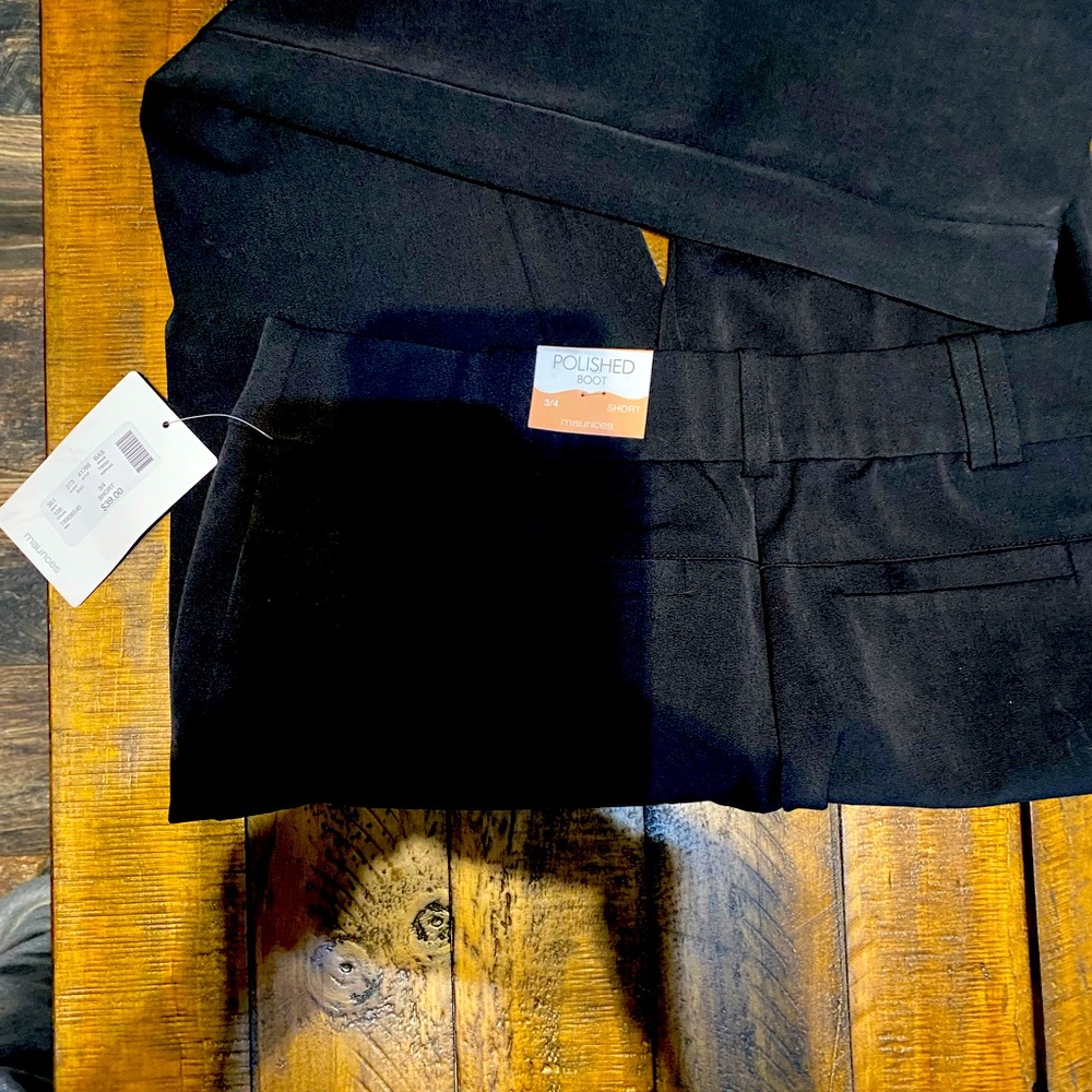 Black dress pants size 3/4
